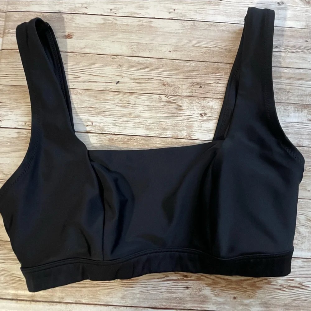 RESERVED FB BB Old Navy Women’s Square-Neck Swim Top Black Small S 4-6 - Picture 5 of 16